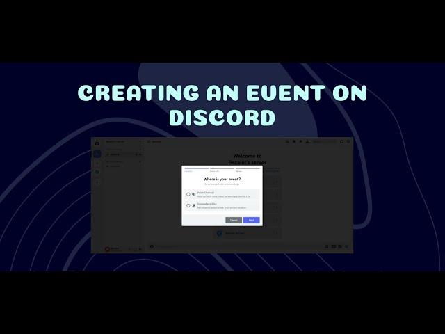 Creating an Event on Discord