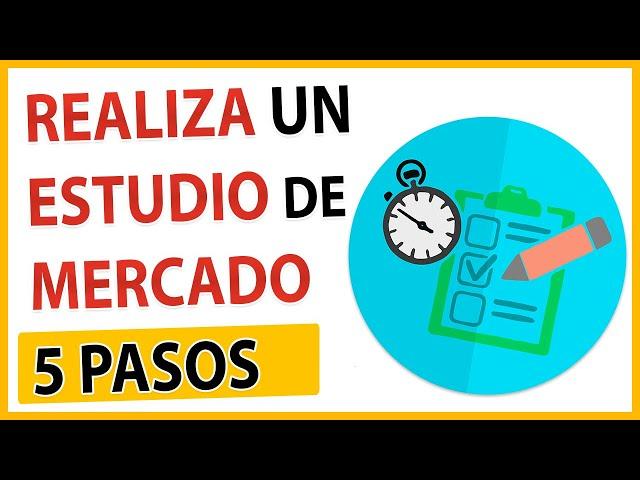  ¡No te lances a ciegas! Aprende a hacer un ESTUDIO de MERCADO correctamente 