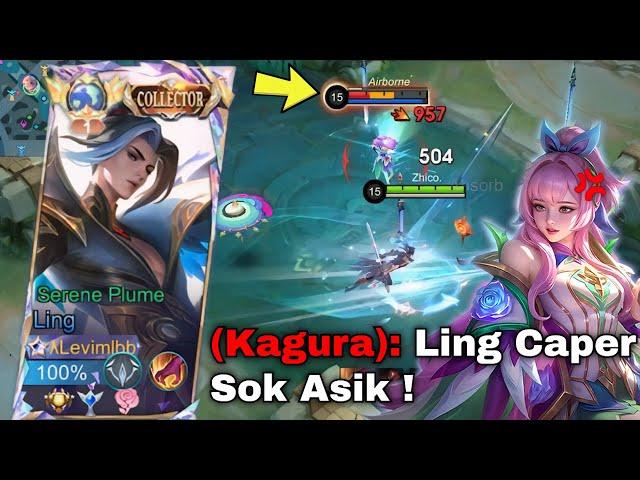 THIS KAGURA GIRL GET SO ANGRY CAUSE I LOCK HER!? | LING FASTHAND GAMEPLAY IN MYTHICAL GLORY RANK!!