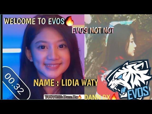 BRAND AMBASSADOR EVOS ESPORTS || EVOS NOT NOT LIDIA WATY