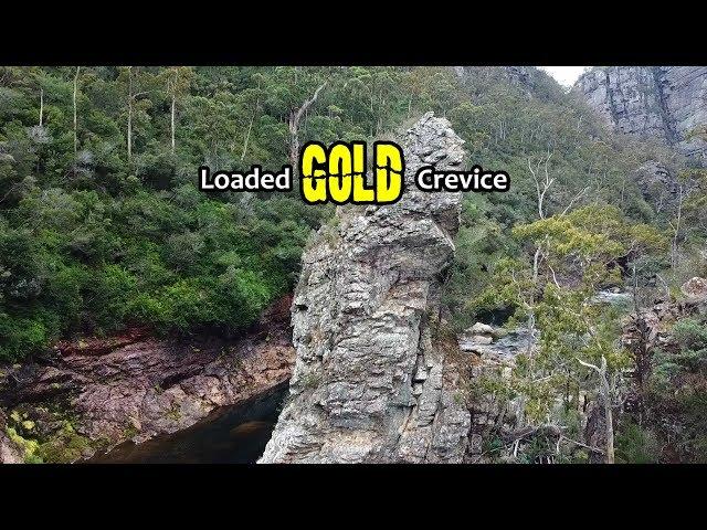 I found a crevice LOADED with a RICH GOLD deposit.