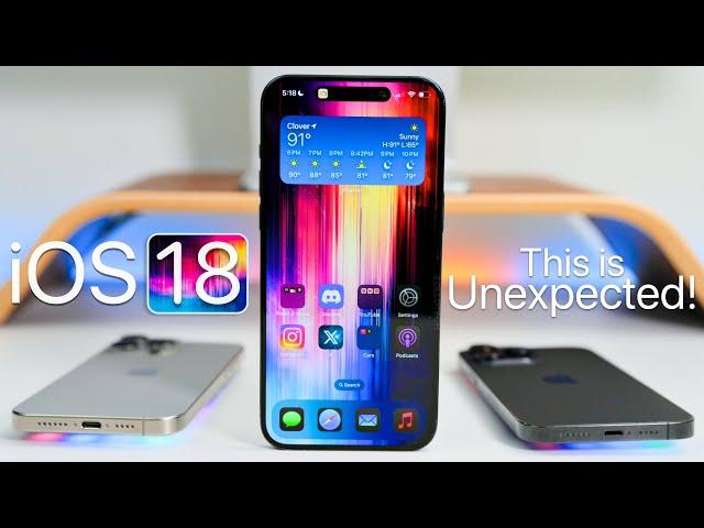 iOS 18 - This is Unexpected!