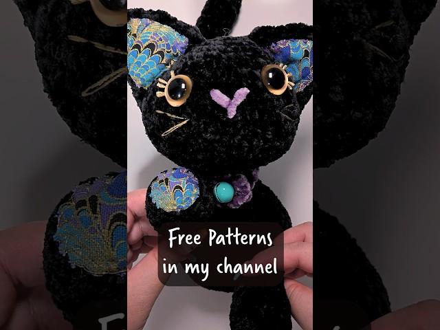 Crochet Cute Black Cat Amigurumi  Easy Step-by-Step Tutorial! #crochet #amigurumi #cat #diy