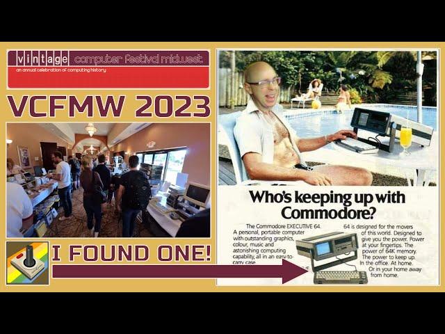 Vintage Computer Festival Midwest 2023! Did I find a Commodore SX-64? #vcfmw #vcfmw18