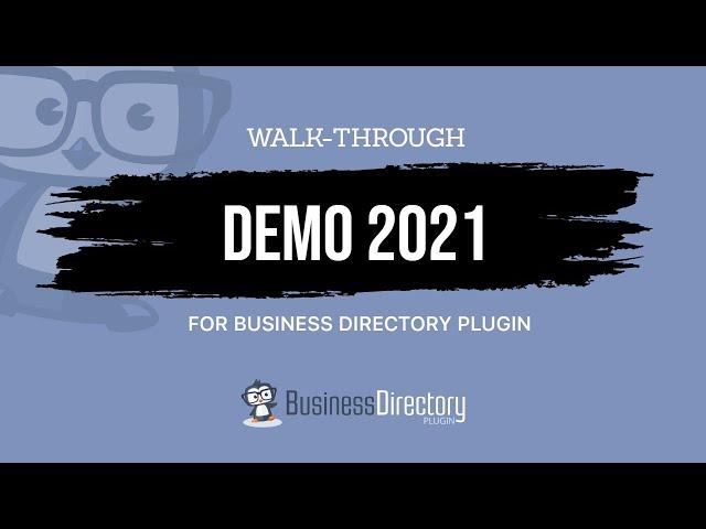 Business Directory Plugin Demo 2021