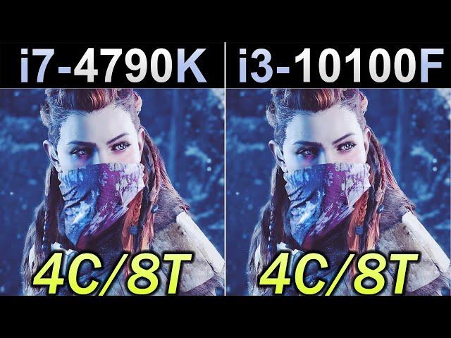 i7-4790K (4.6GHz) Vs. i3-10100F | RTX 3080 and RTX 2060 Super | 29 Games Benchmarks