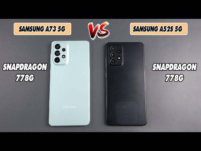 Samsung Galaxy A73 5G vs Galaxy A52s 5G | SpeedTest and Camera comparison