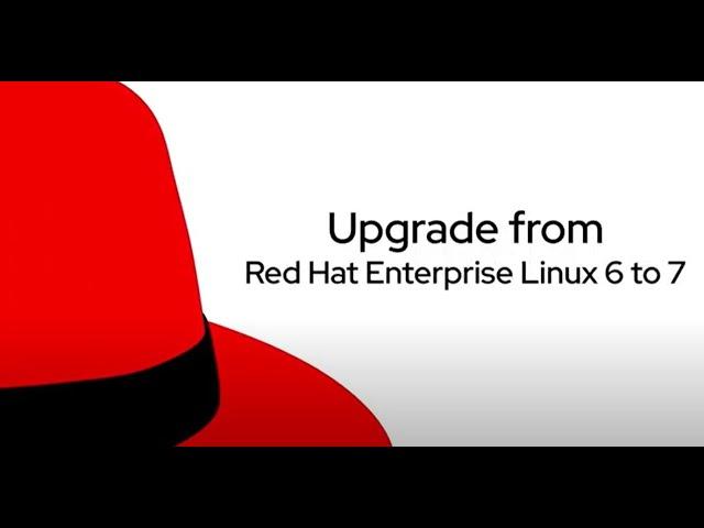 Upgrade In Place from Red Hat Enterprise Linux 6 to 7