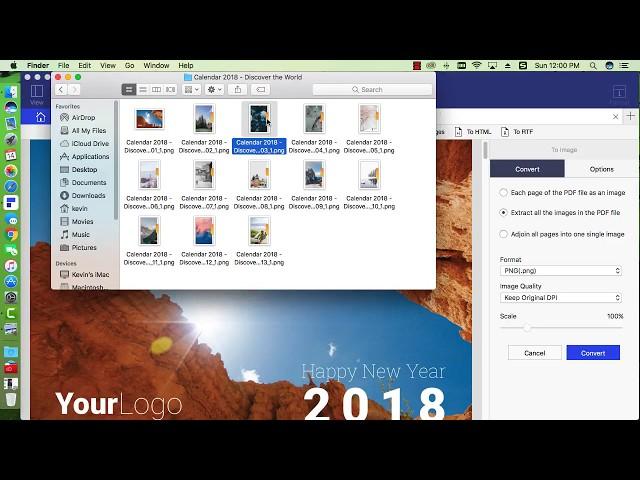 How to Extract Images from PDFs to TIFF, JPEG, BMP, PNG on Mac?