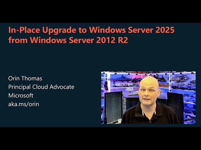 In Place Upgrade of Windows Server 2012 R2 to Windows Server 2025