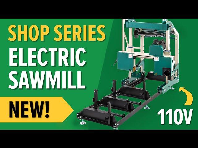 New ELECTRIC Sawmill! Mill Lumber in your Garage | G0960