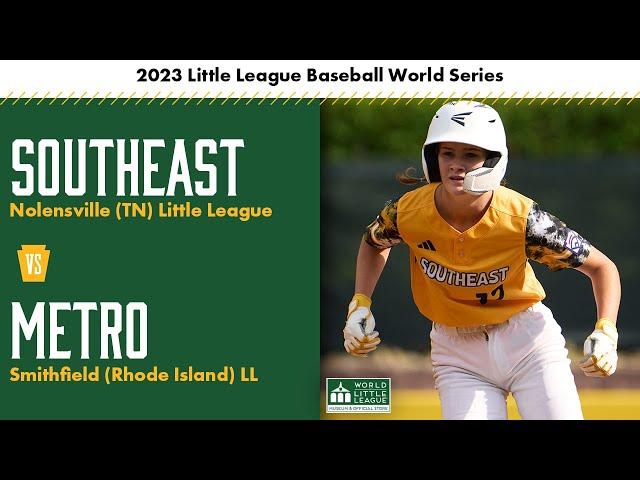 Tennessee vs Rhode Island | 2023 Little League Baseball World Series: Game 10