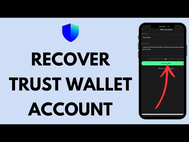 How to Recover My Trust Wallet Account? (EASY!) | Trust Wallet Account Recovery