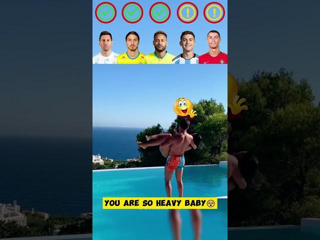 Ronaldo vs Messi vs Neymar vs Ibrahimovic vs Dybala : Diving Challenge‍️