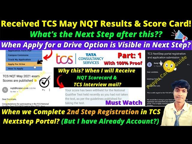 P#1: What's Next After Getting NQT Score Card? | When Apply for Drive Option Available? - 2nd Step?