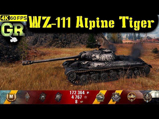 World of Tanks WZ-111 Alpine Tiger Replay - 8 Kills 4.7K DMG(Patch 1.4.0)