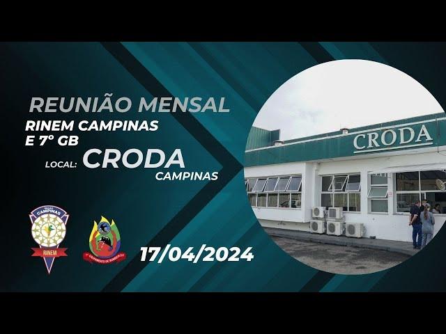 CRODA - 17/04/24 - REUNIÃO MENSAL RINEM CAMPINAS