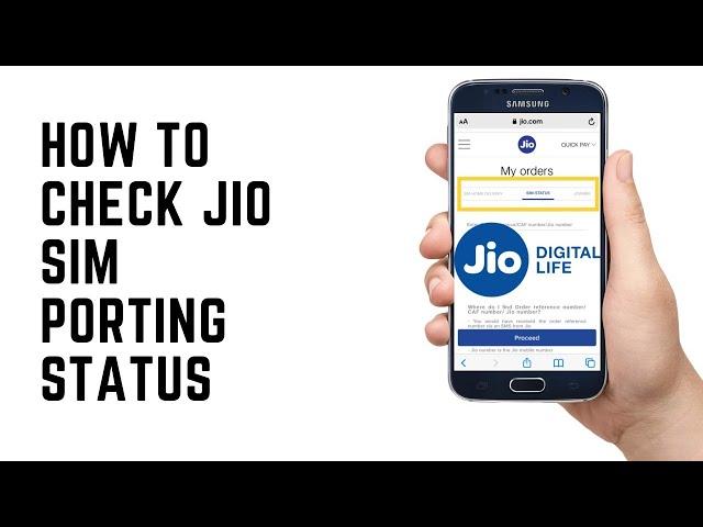 Jio Sim Status! How To Check Jio Sim Porting Status Online! Jio sim Porting Status