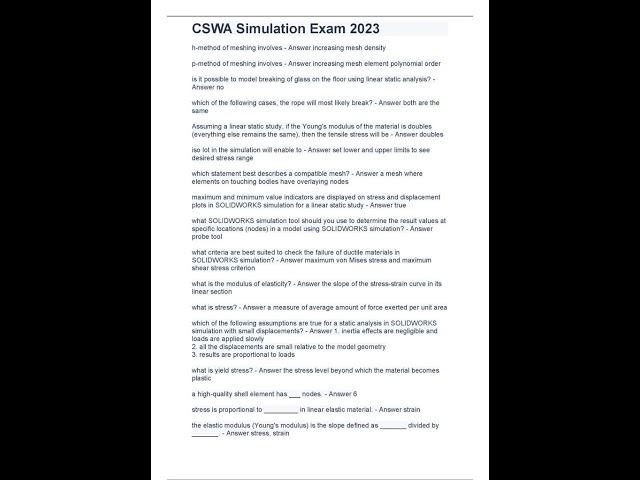 CSWA Simulation Exam 2023