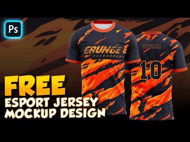 FREE ESPORTS JERSEY MOCKUP DESIGN (FREE TSHIRT MOCKUP PSD)