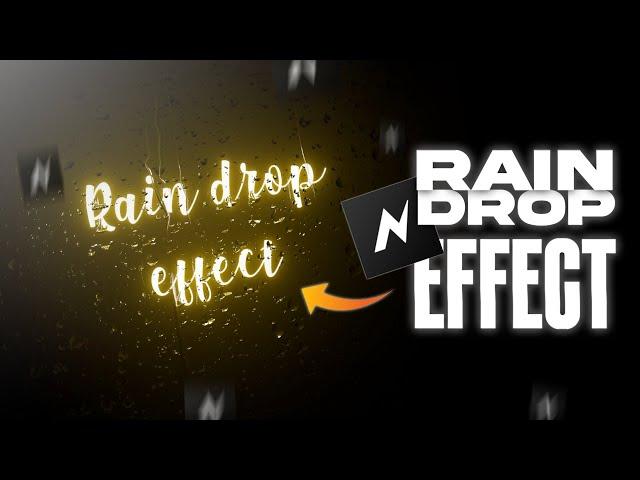 Rain drop effect in mobile | node video