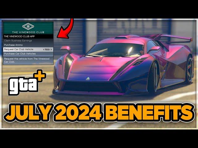GTA+ Membership Benefits July 2024 | NEW App, FREE New Car, Bounty Office Discounts & More