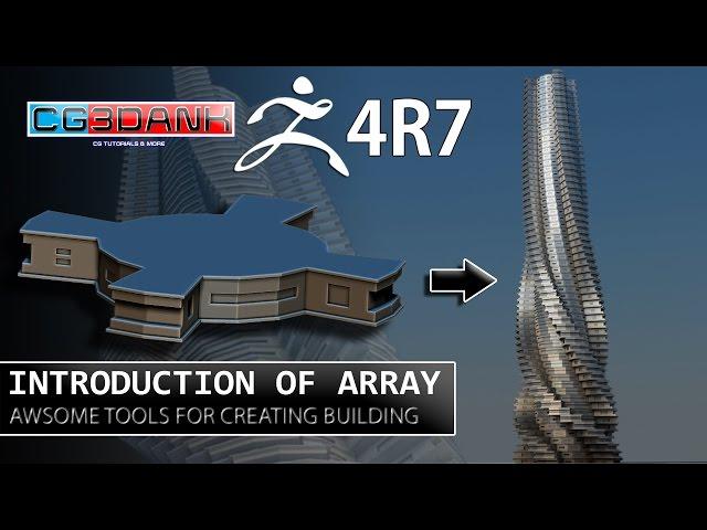 ZBRUSH 4R7 TUTORIAL_USE OF ARRAY FOR CREATING BUILDING(DETAIL)