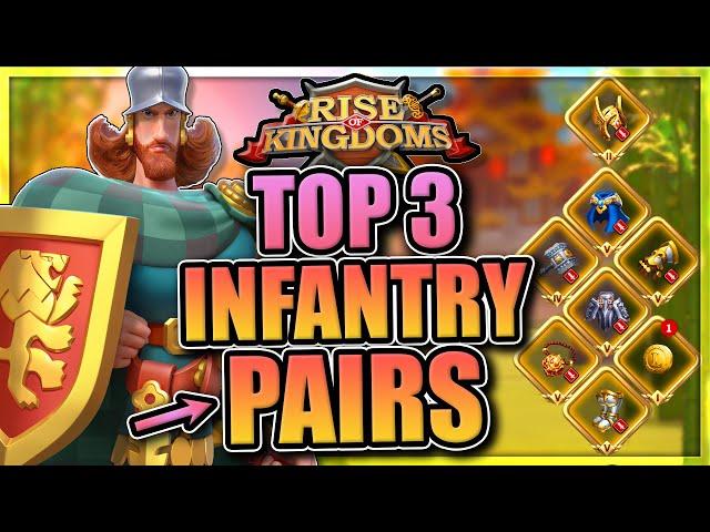 Top 3 Pairs, Talents and Equipment [Legendary Infantry Commanders] Rise of Kingdoms August 2024