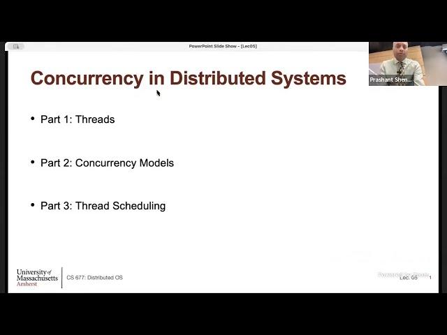 UMass CS677 (Spring'24) -   Lecture 05 -   Concurrency Models