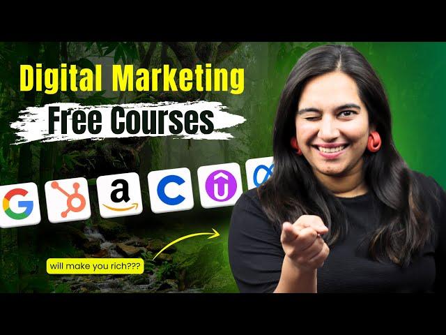 FREE Digital Marketing Courses With CERTIFICATIONS That You Should Do In 2024 