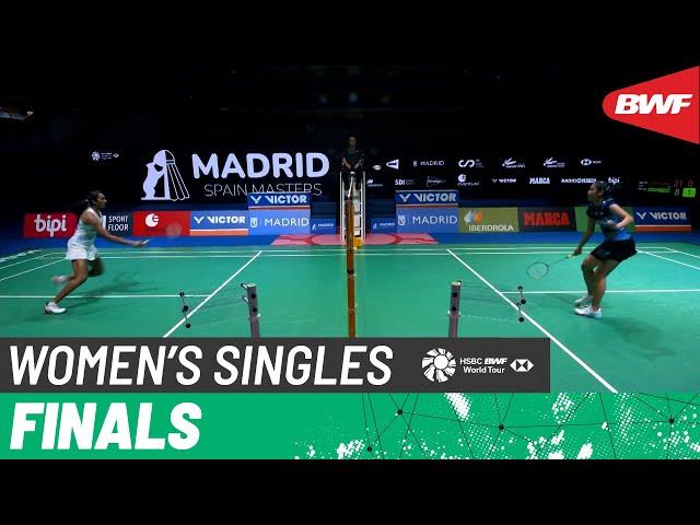 Madrid Spain Masters 2023 | Gregoria Mariska Tunjung (INA) [5] vs. Pusarla V. Sindhu (IND) [2] | F