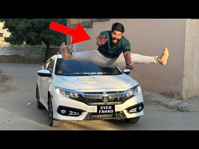 CIVIC KE UPER SE JUMP LGA DI | SYED FAHAD