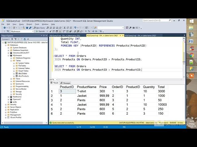 SQL - Join with specific columns selected