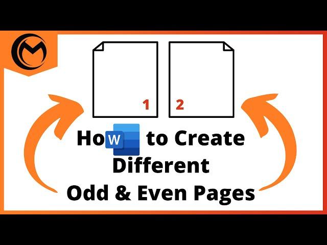 How to Create Different Odd and Even Page Numbers