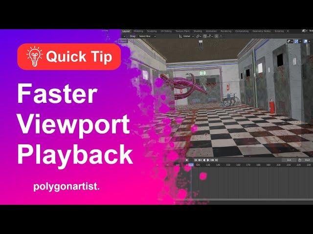 How To Speed Up Blender Viewport Playback