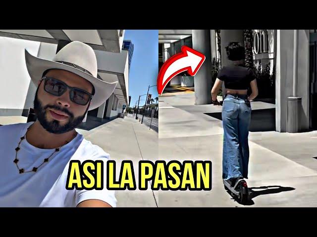 ANGELA AGUILAR ASI LA PASA CON SU HERMANO LEONARDO AGUILAR EN LAS CALLES DE SAN JOSE CALIFORNIA