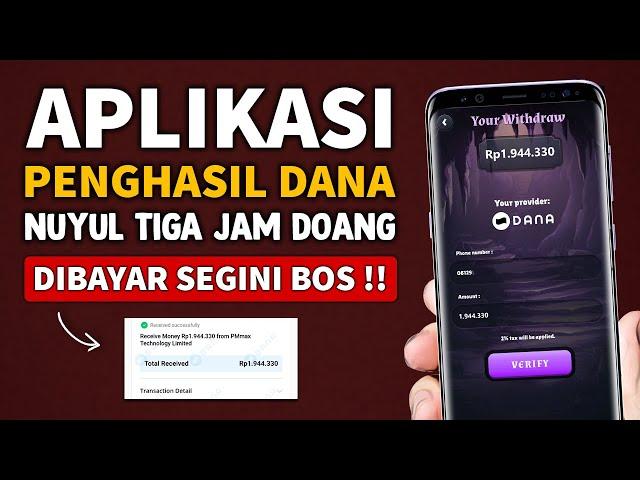 APLIKASI  PENGHASIL DANA 2025 TANPA UNDANG TEMAN - DAPAT UANG - CARA MENGHASILKAN UANG DARI INTERNET