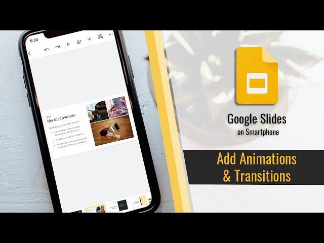 How to add Animations and Transitions on Google Slides on iPhone and Android | Tips and Tricks 2021