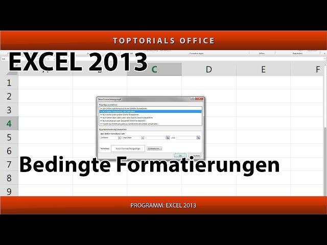 Bedingte Formatierung (Excel)