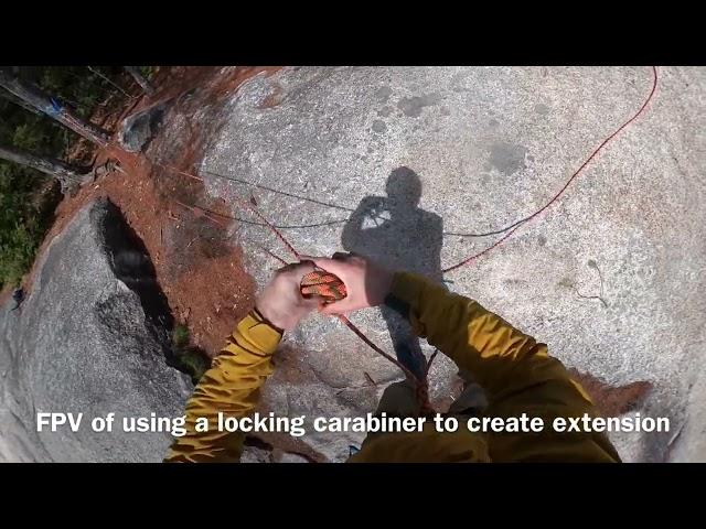 Climbing Tech Tips- Extending From Top Anchor for Better Communication