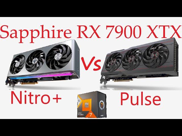 Sapphire RX 7900 XTX Pulse vs RX 7900 XTX Nitro+ | 9 games | Ray Tracing | Path Tracing | 1440p |