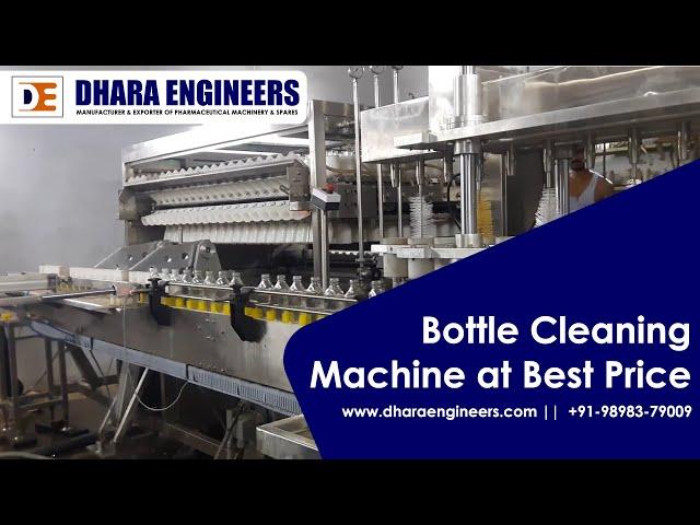 Bottle Washing Machine, Bottle Cleaning Machine at Best Price, Dhara Engineers