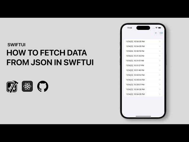 How to Load and Fetch Data from JSON File in SwiftUI | Step-by-Step Guide