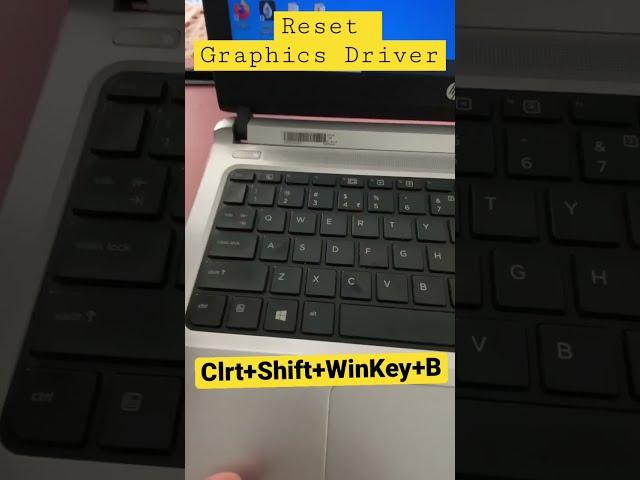 Screen Freeze | Laptop Screen Freeze or Stuck | Reset Graphics Driver