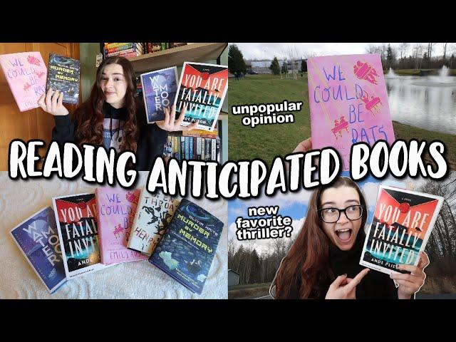 reading anticipated NEW books ️‍ || first week at the house, reorganizing books [reading vlog]