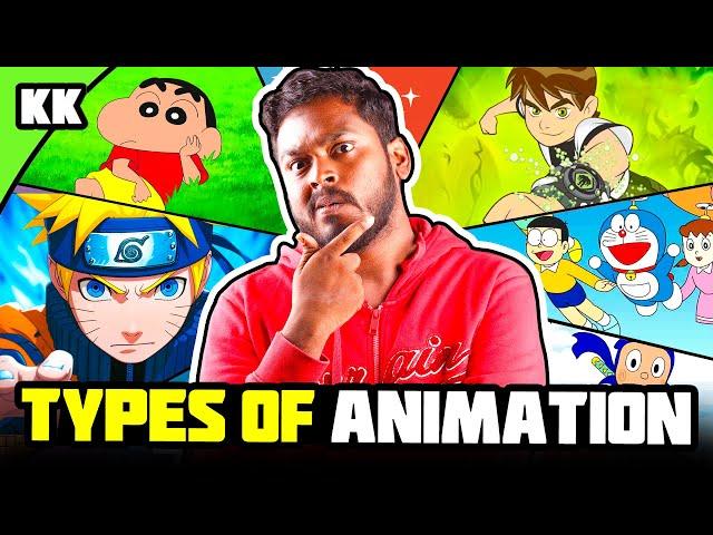 Types of Animation Explained in Tamil | #mrkk   #animation  #tutorial