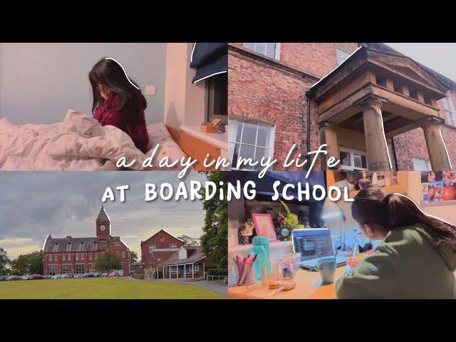 a day in my life at boarding school  | school vlog, studying, autumn term