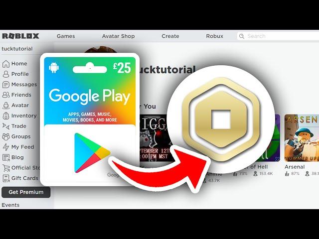 How To Buy Robux With Google Play Gift Card - Full Guide