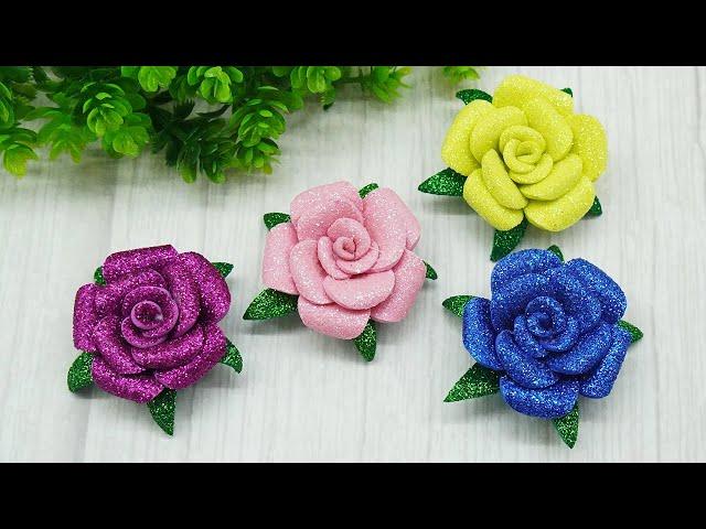 Eva Foam Roses | DIY Flowers Making | DIY Crafts Instruction