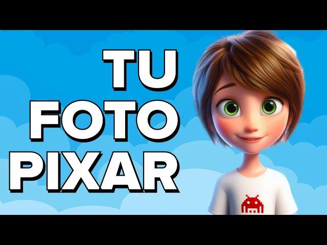 Tu FOTO estilo PIXAR, FÁCIL y GRATIS